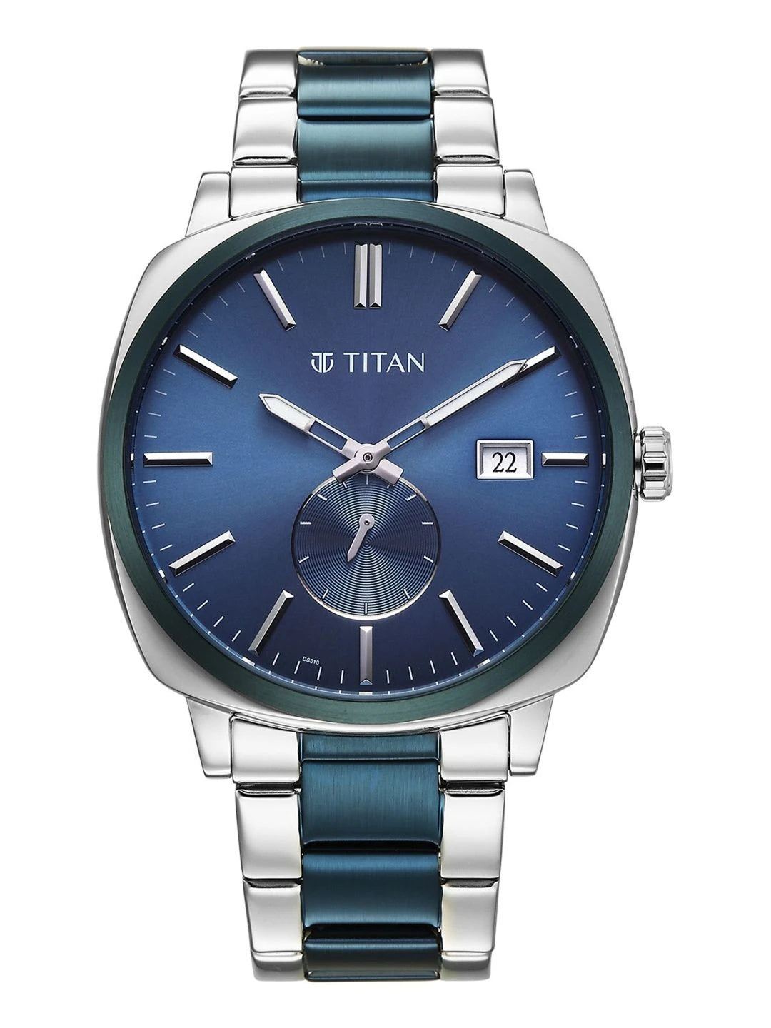 Titan Classique Suave 2.0 Analog Blue Dial Watch - 90189KM01