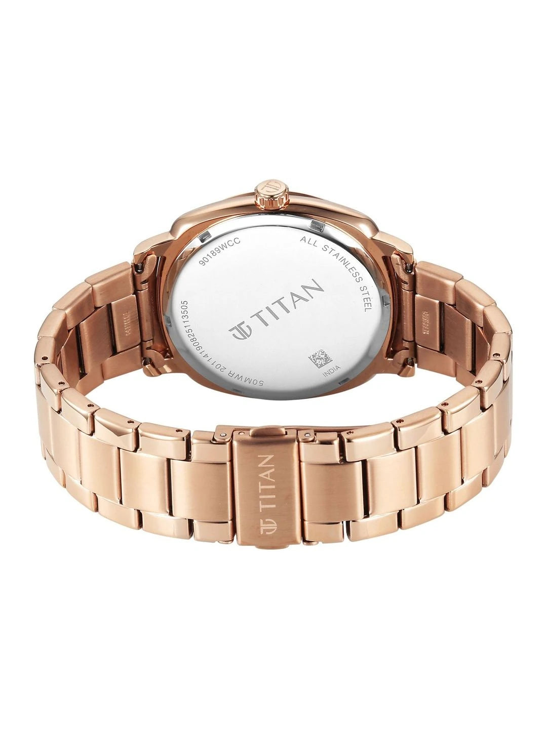 Titan Classique Suave 2.0 Analog Brown Dial Watch - 90189WM01
