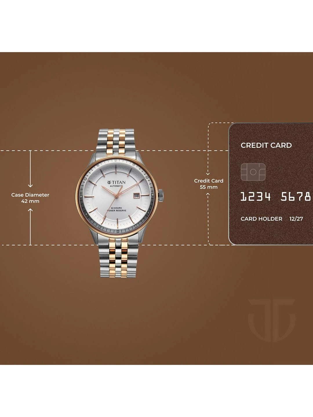 Titan Automatic Weekender Quartz White Round Dial Watch - 90201KM01