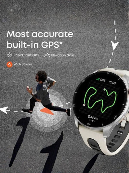 Titan Celestor Advanced Gps & Barometer 3.6 Cm Amoled Display With Aod, Piezoelectric Functional Crown Black Eclipse.