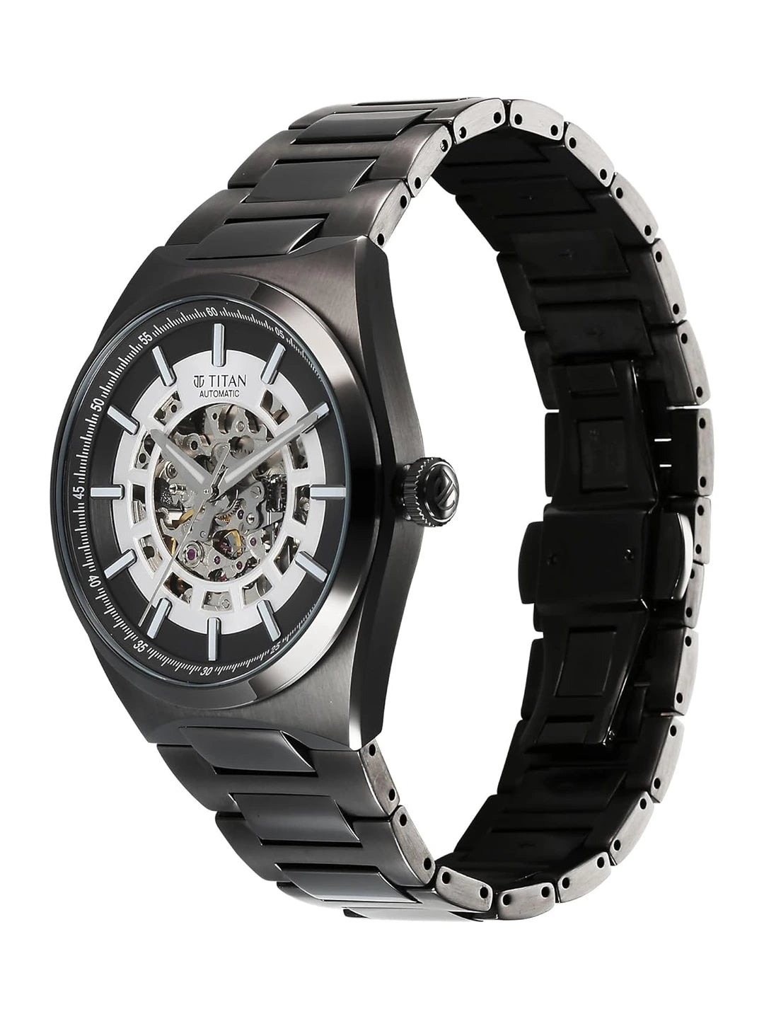 Titan Round Analog Watch - 90221QM02