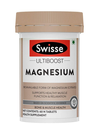 Swisse Magnesium for Relaxing, Calming & Muscle Regenerative Sleep (60 Tablets)
