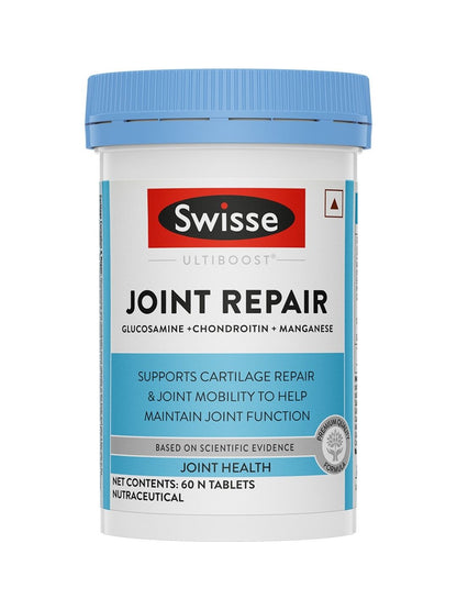 Swisse Joint Repair with Glucosamine & Chondroitin for Pain Relief & Cartilage Support (60 Tablets)
