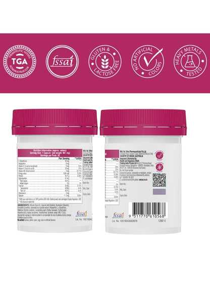 Swisse Glutathione+ with Astaxanthin, Vitamin C & E, Nicotinamide for Healthy, Radiant & Youthful Skin (30 Capsules)