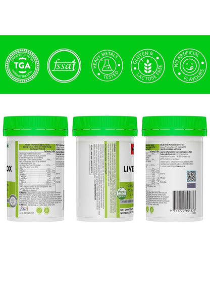 Swisse Liver Detox with 500mg Milk Thistle, Turmeric & Choline for Protection Against Fatty Deposits (60 Tablets)
