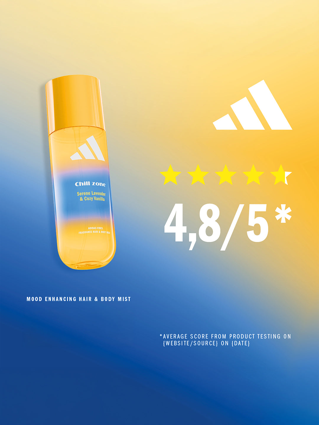 Adidas Vibes Chill Zone Fragrance Hair & Body Mist 236ml