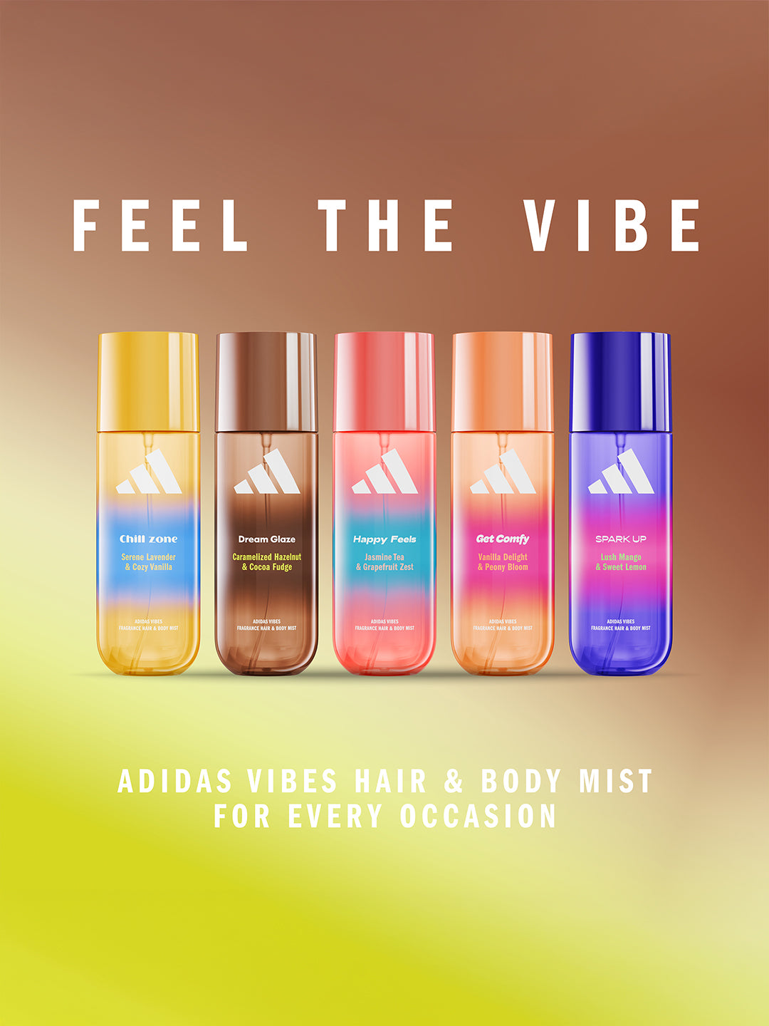 Adidas Vibes Dream Glaze Fragrance Hair & Body Mist 236ml