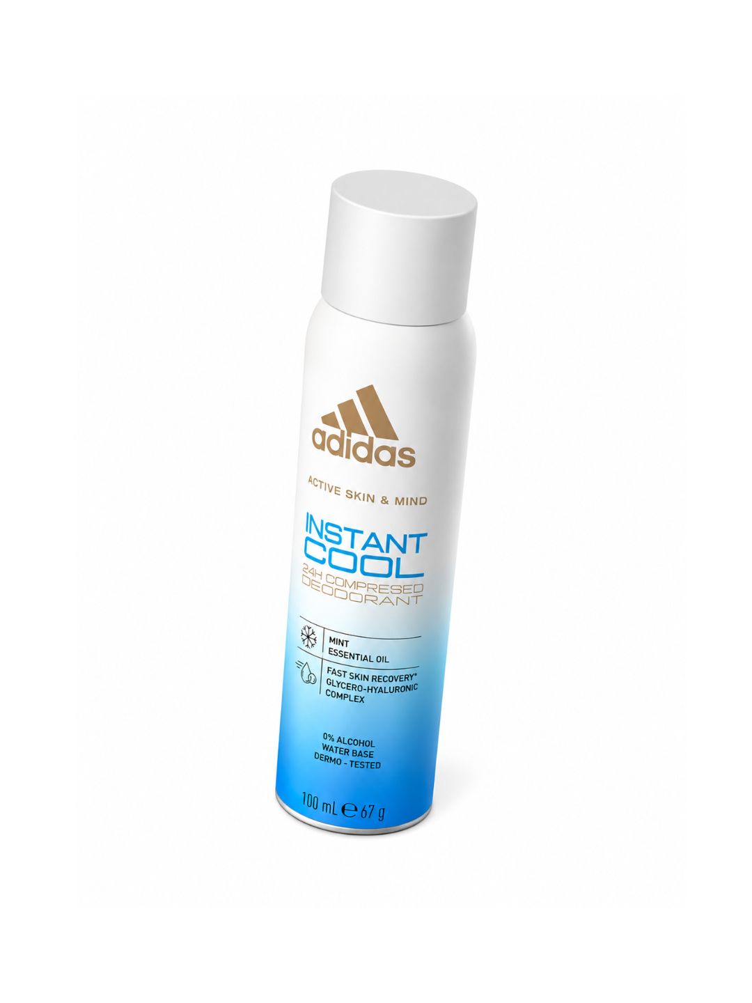 Adidas Instant Cool 24H Compressed Deodorant (100ml)