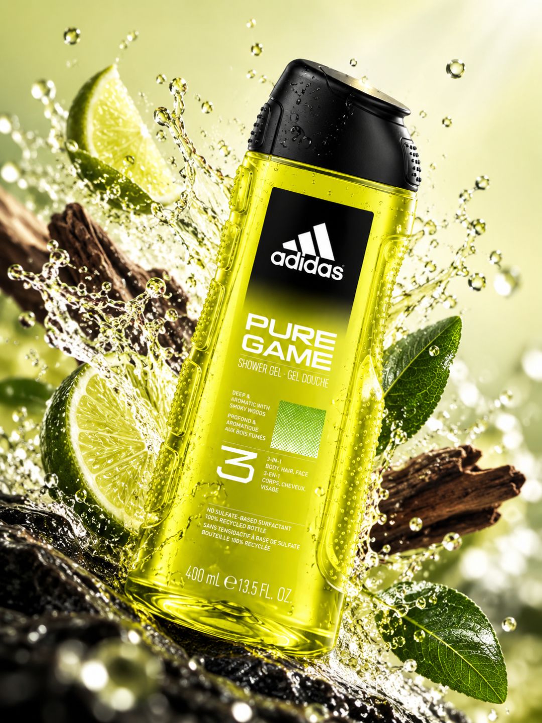 Adidas Pure Game 3-IN-1 Shower Gel (400ml)