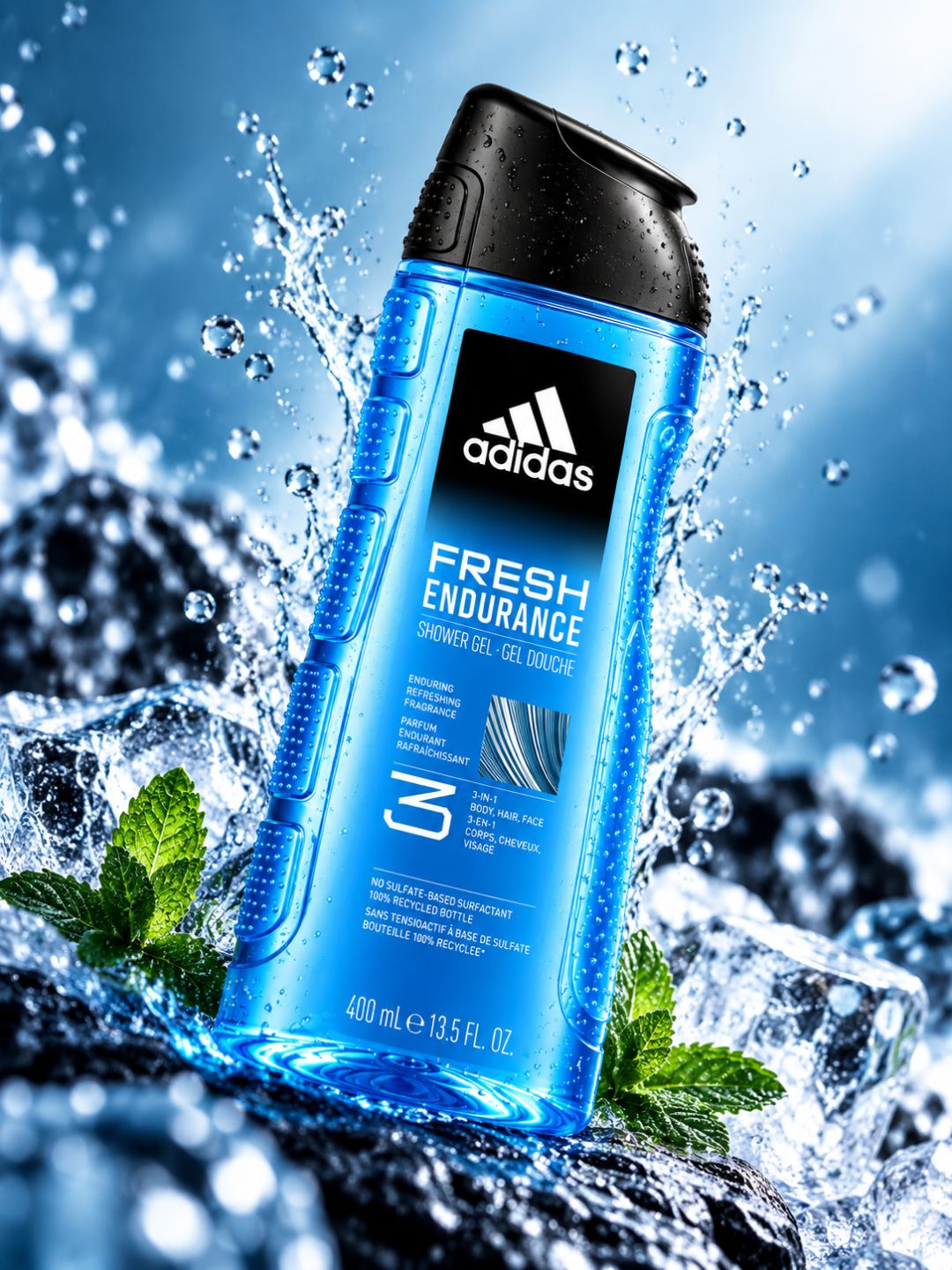 Adidas Fresh Endurance 3-IN-1 Shower Gel (400ml)