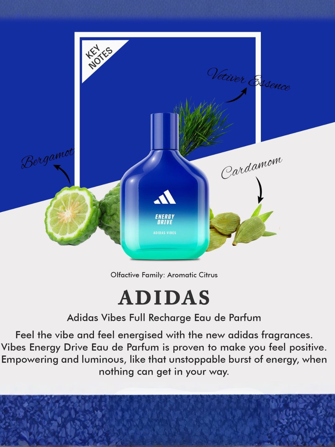 Adidas Vibes Energy Drive Eau de Parfum (100ml)