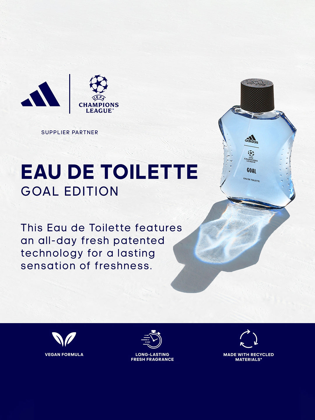 Adidas UEFA Champions League Goal Eau de Toilette (100ml)