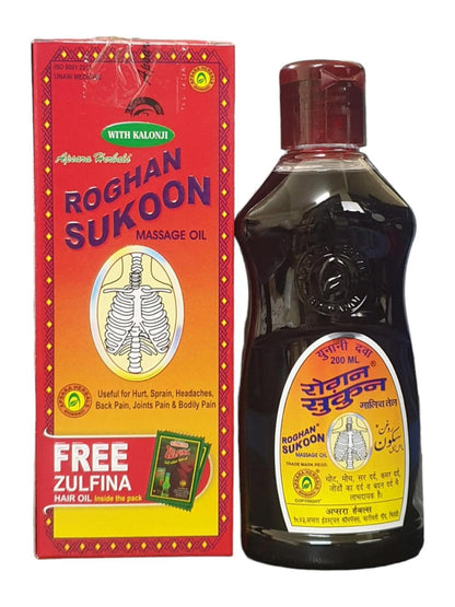 Apsara Herbals Roghan Sukoon With Kalonji Massage Oil