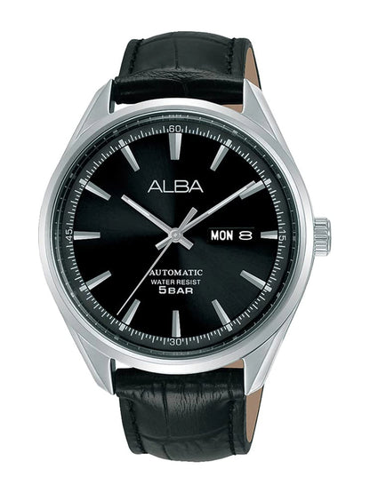 Alba Round Black Dial Analog Watch - AL4143X1