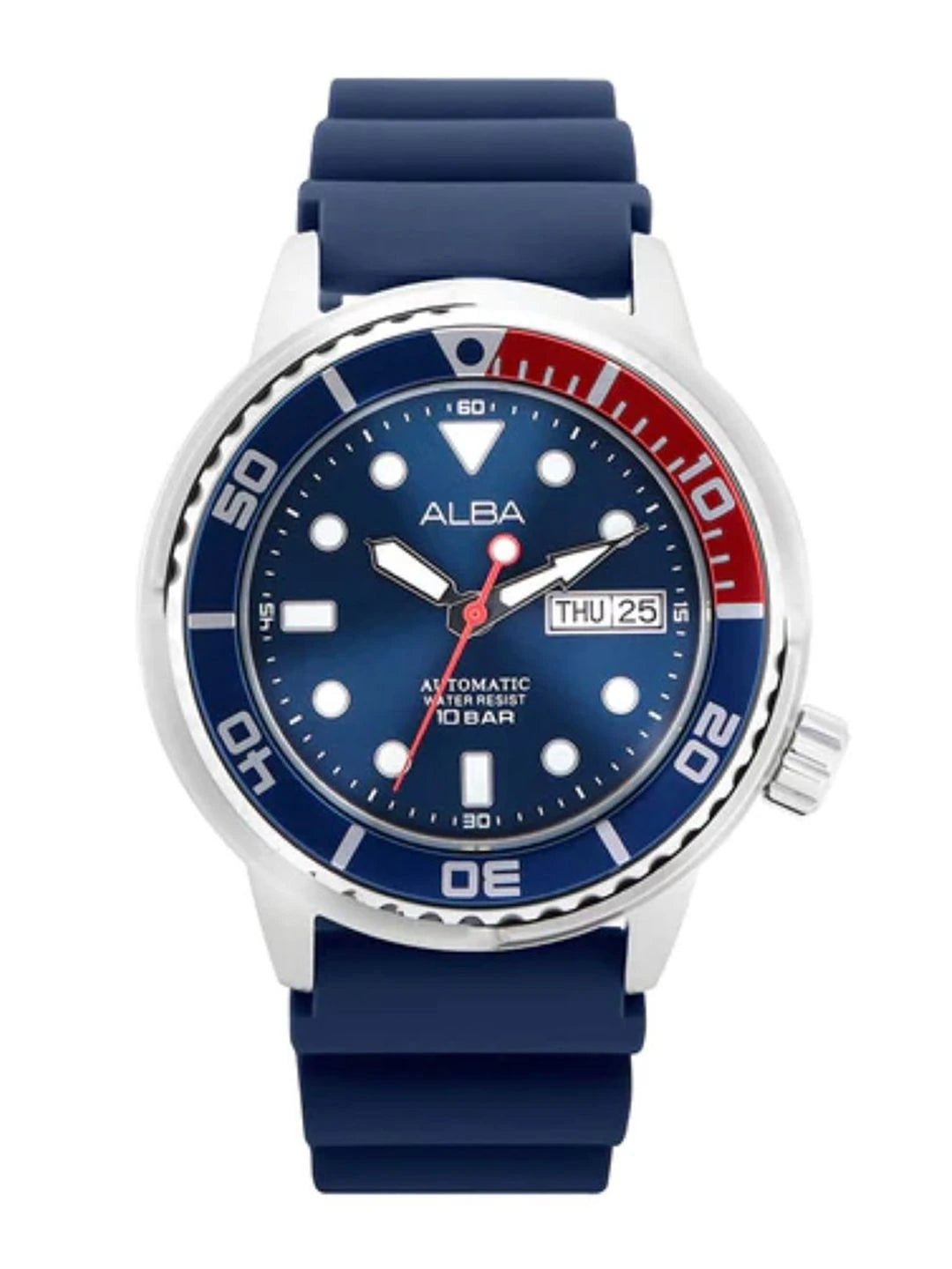 Alba Mechanical Blue 43mm Watch - AL4251X1