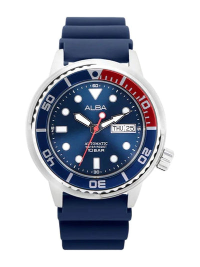 Alba Mechanical Blue 43mm Watch - AL4251X1