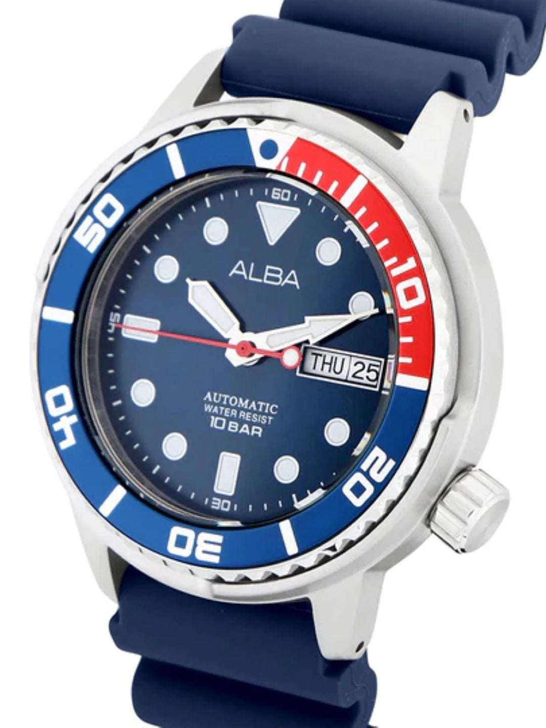 Alba Mechanical Blue 43mm Watch - AL4251X1