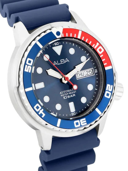 Alba Mechanical Blue 43mm Watch - AL4251X1