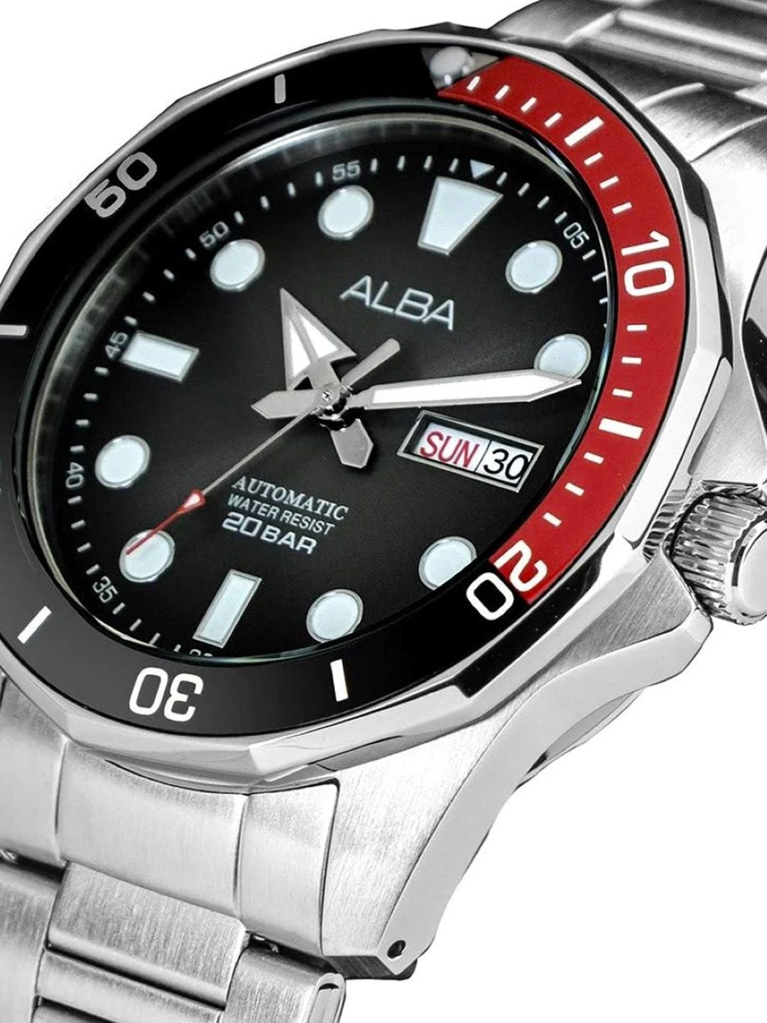 Alba Mechanical Black 43mm Watch - AL4539X1