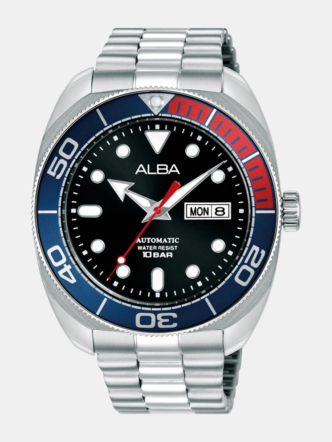 Mechanical Round Black Dial Analog Watch - AL4819X1