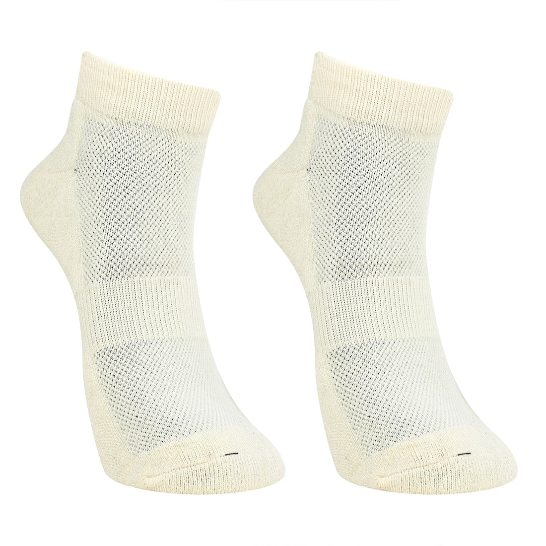Bamboology Gray & White Ultra Soft Ankle Length Socks (Pack of 2)