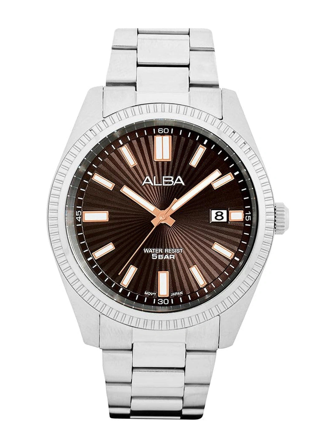 Alba Round Red Dial Analog Watch - AS9S65X1