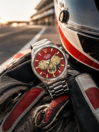 Alba Round Analog Watch - AT3J11X1