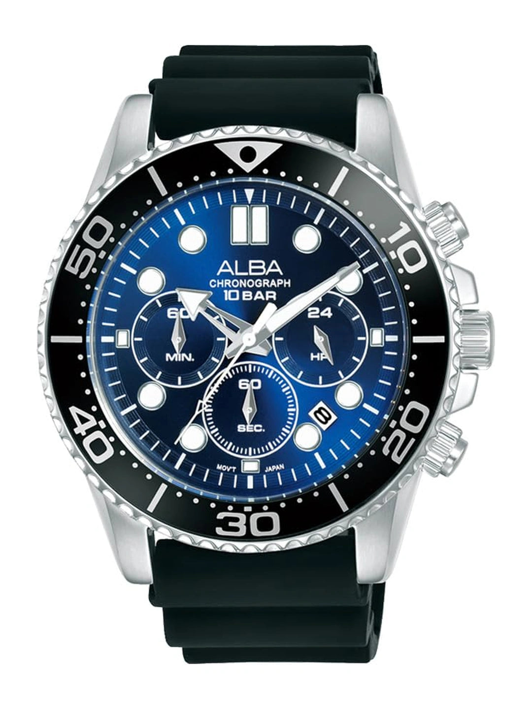 Alba Round Blue Dial Analog Watch - AT3J47X1