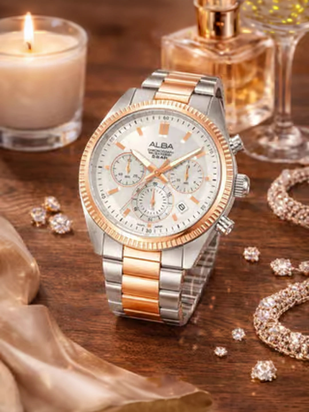 Active Round 42mm Analog Watch - AT3K14X1