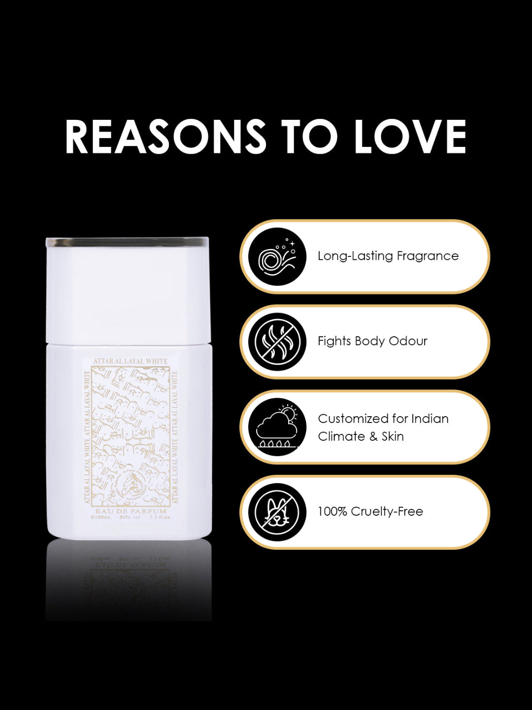Al-Fakhr Attar Al Layal White EDP (100ml)