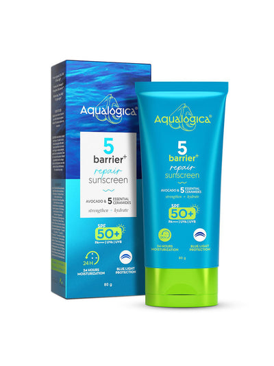 Aqualogica 5 Barrier+ Repair Sunscreen SPF 50+ PA++++ (80 g)