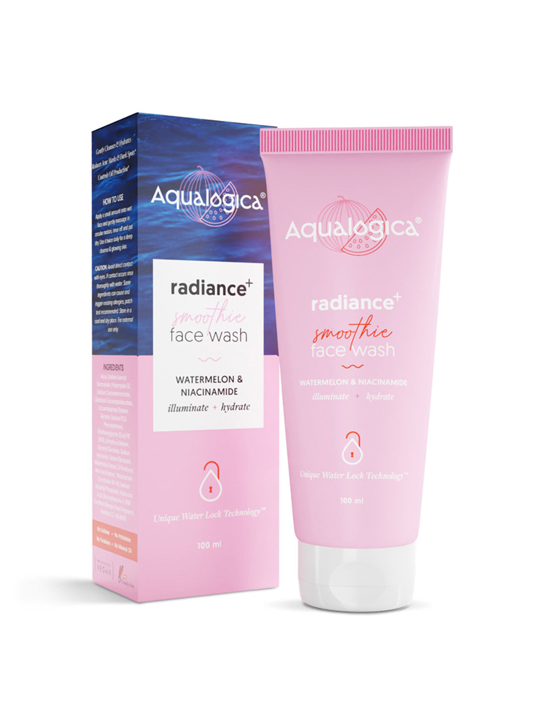 Aqualogica Radiance+ Smoothie Face Wash (100 ml)