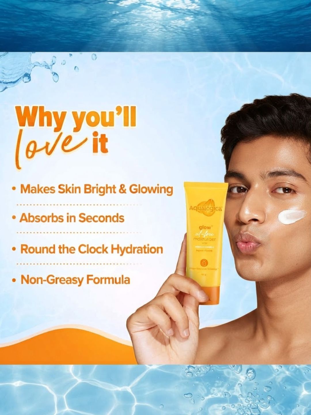 Aqualogica Glow+ Oil Free Moisturizer (100 g)