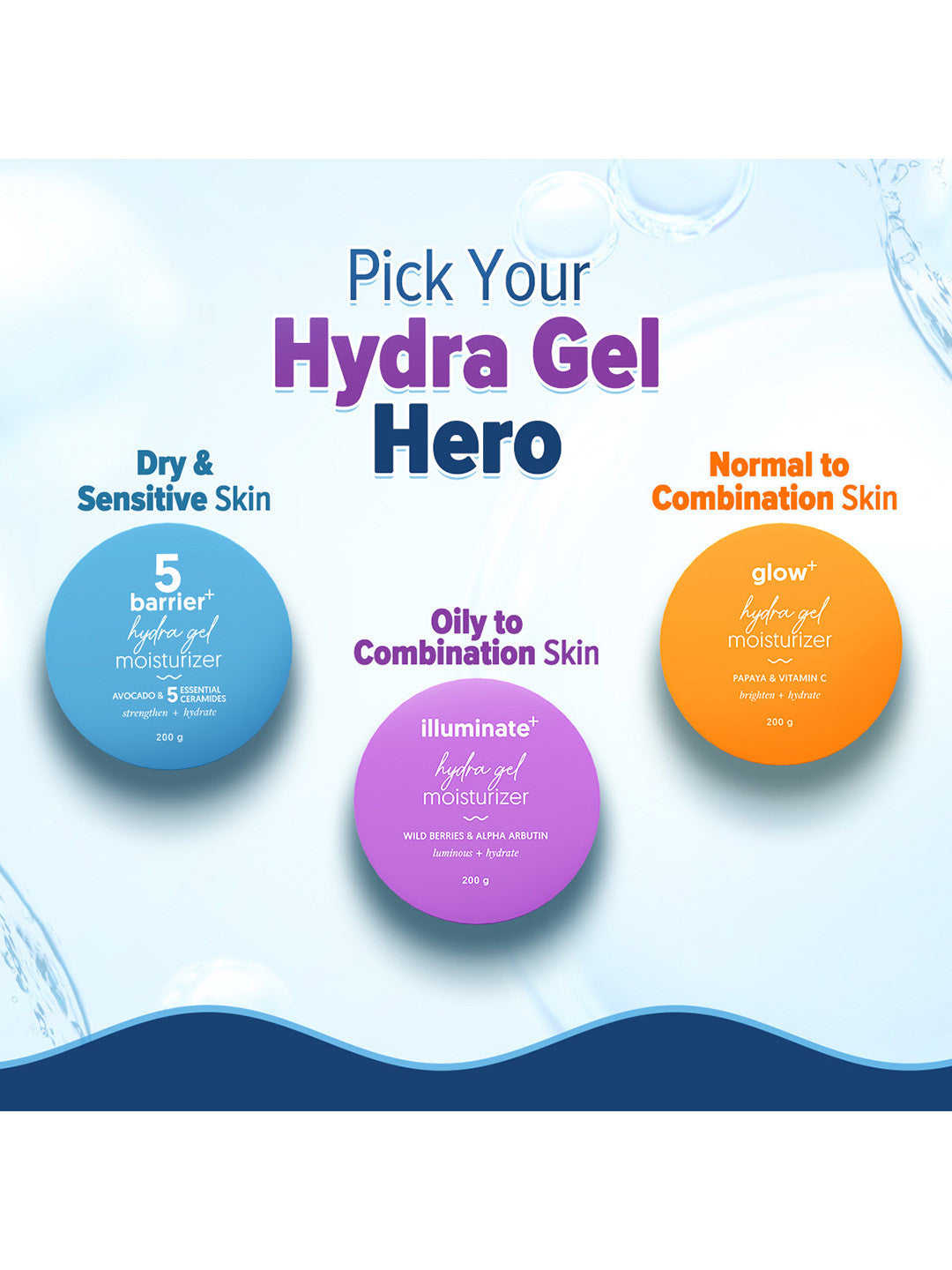 Aqualogica Illuminate+ Hydra Melt Gel Moisturizer (200 g)
