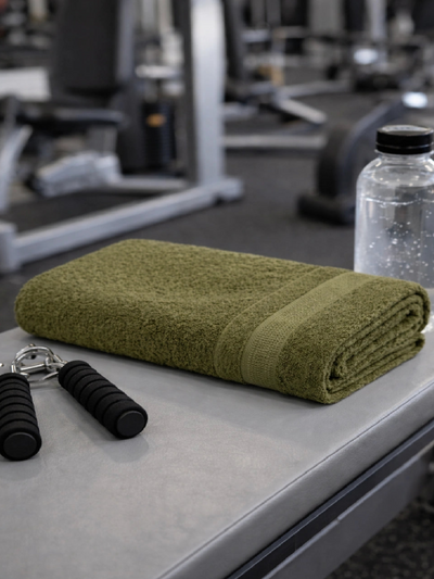 Bamboology Camouflage Green Ultra Soft Quick Dry Bath Towel