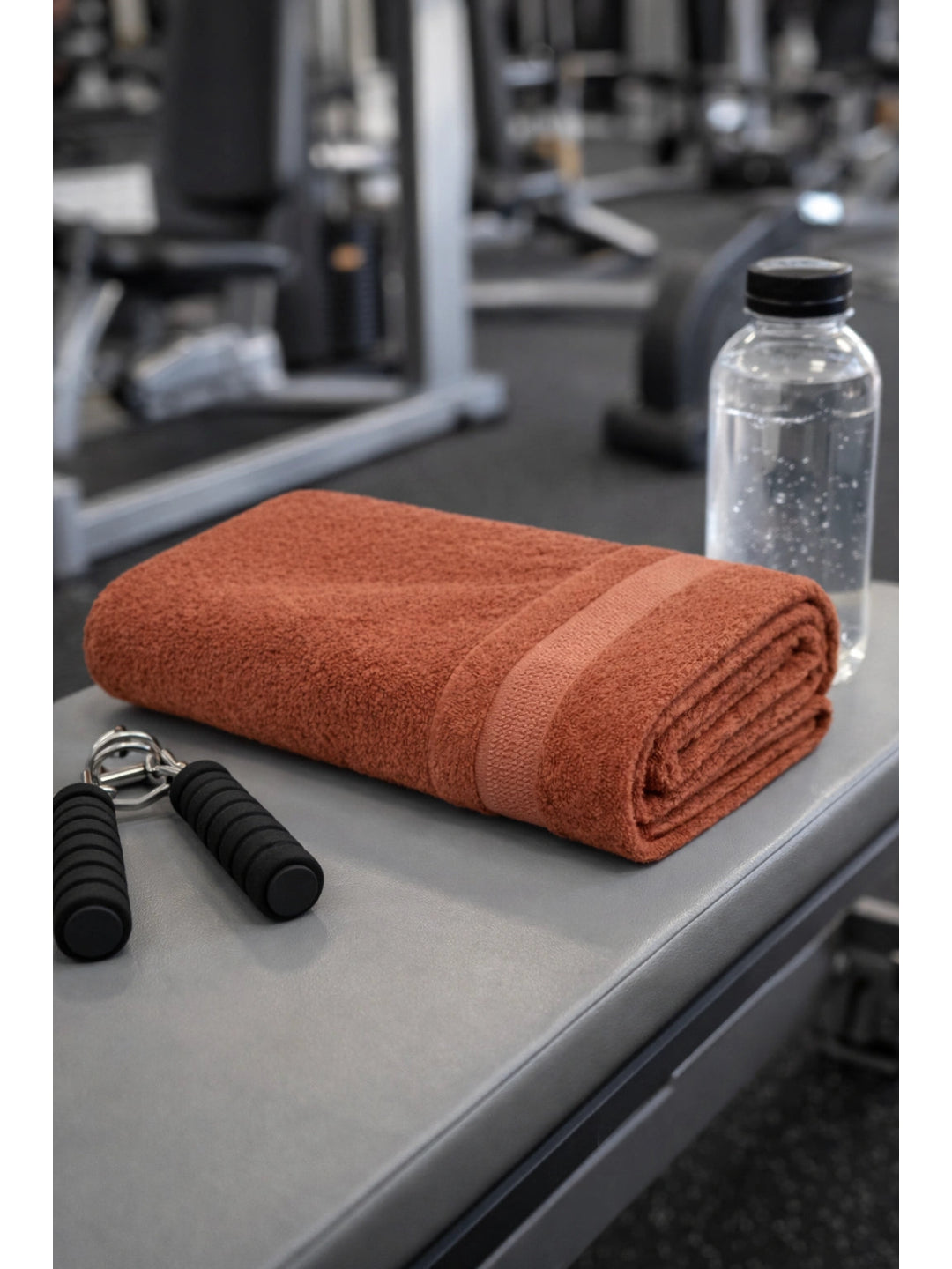 Bamboology Rust & Beige Ultra Soft Bath Towel Pack of 2