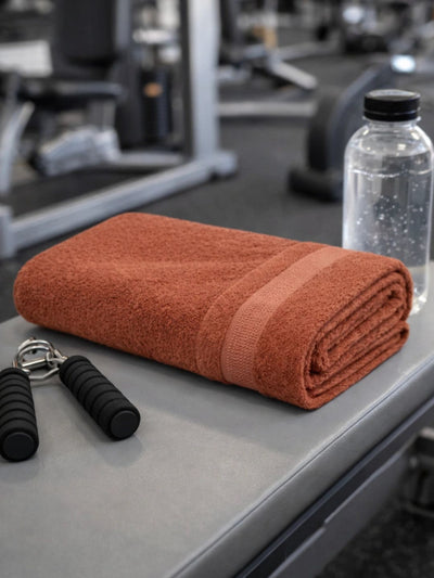 Bamboology Rust Red Ultra Soft Quick Dry Bath Towel