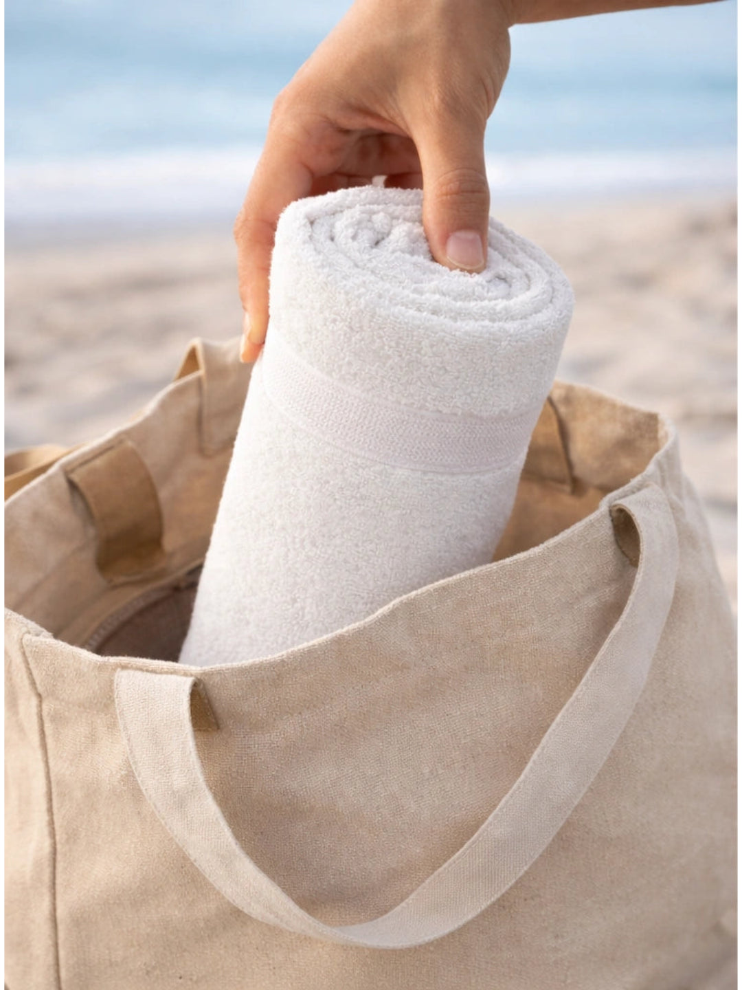 Bamboology Rust & White Ultra Soft Bath Towel Pack of 2