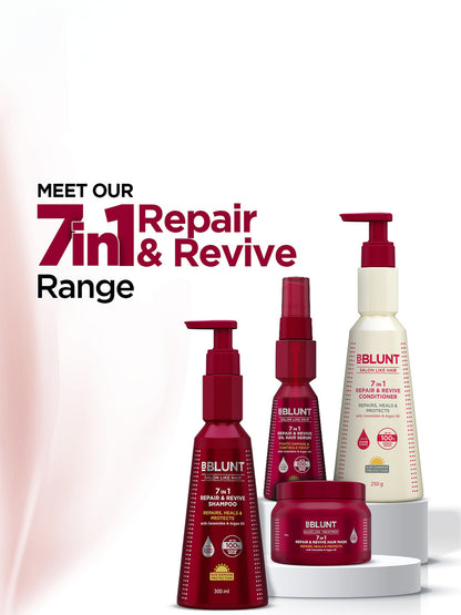 BBlunt 7-in-1 Repair & Revive Shampoo 300ml + Conditioner 250g