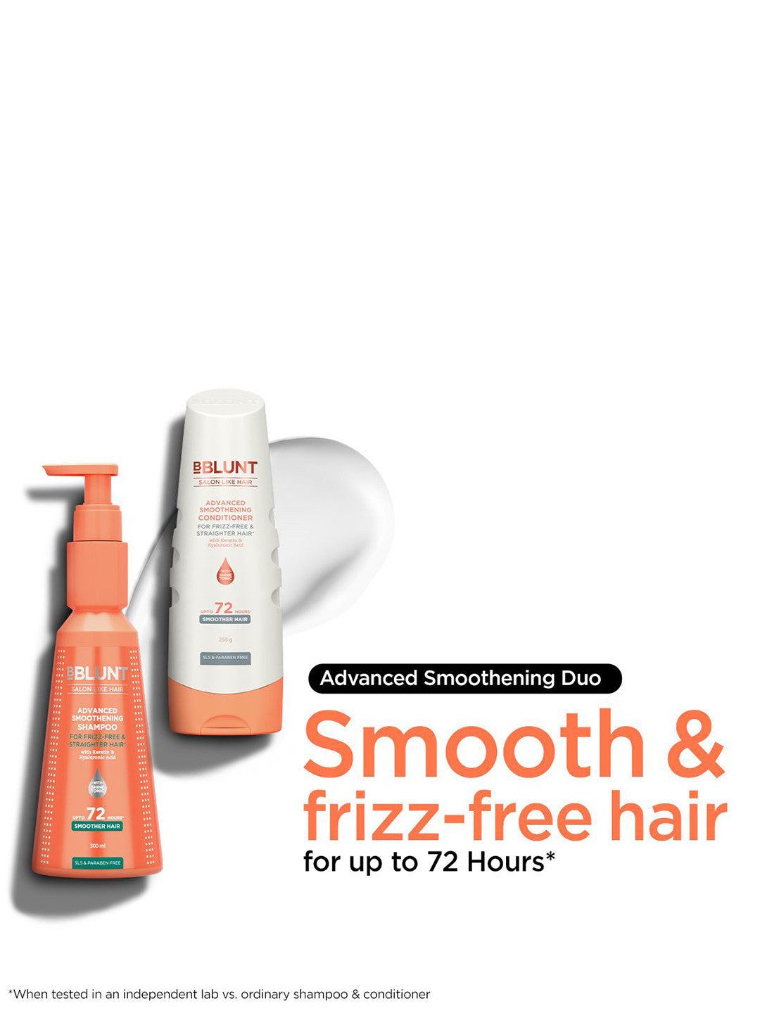 BBlunt Advanced Smoothening Shampoo 300ml + Conditioner 250g