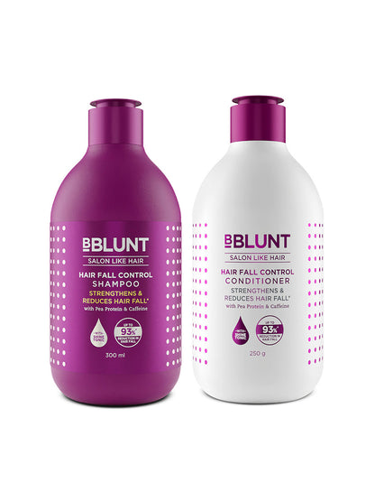 BBlunt Hairfall Control Pea Protein Shampoo 300ml + Conditioner 250g