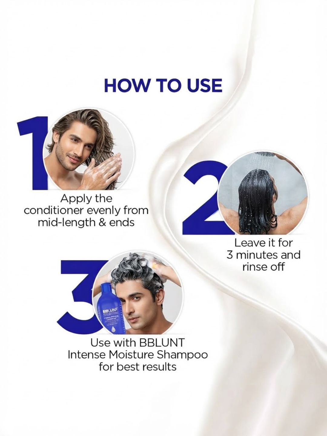 BBlunt Intense Moisture Shampoo 650ml + Conditioner 250g