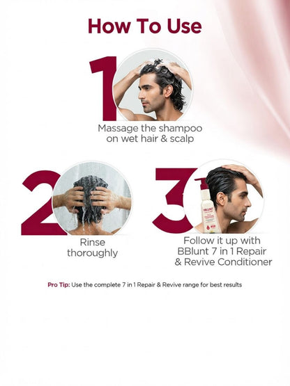 BBlunt 7-in-1 Repair Shampoo (300ml)