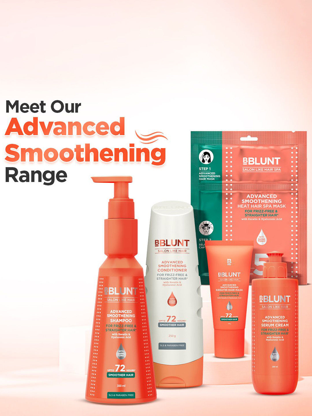 BBlunt Advanced Smoothening) Shampoo (300ml)