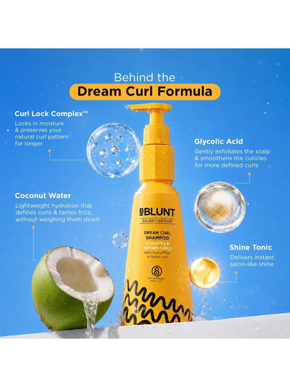 BBlunt Dream Curl Hair Shampoo (300ml)