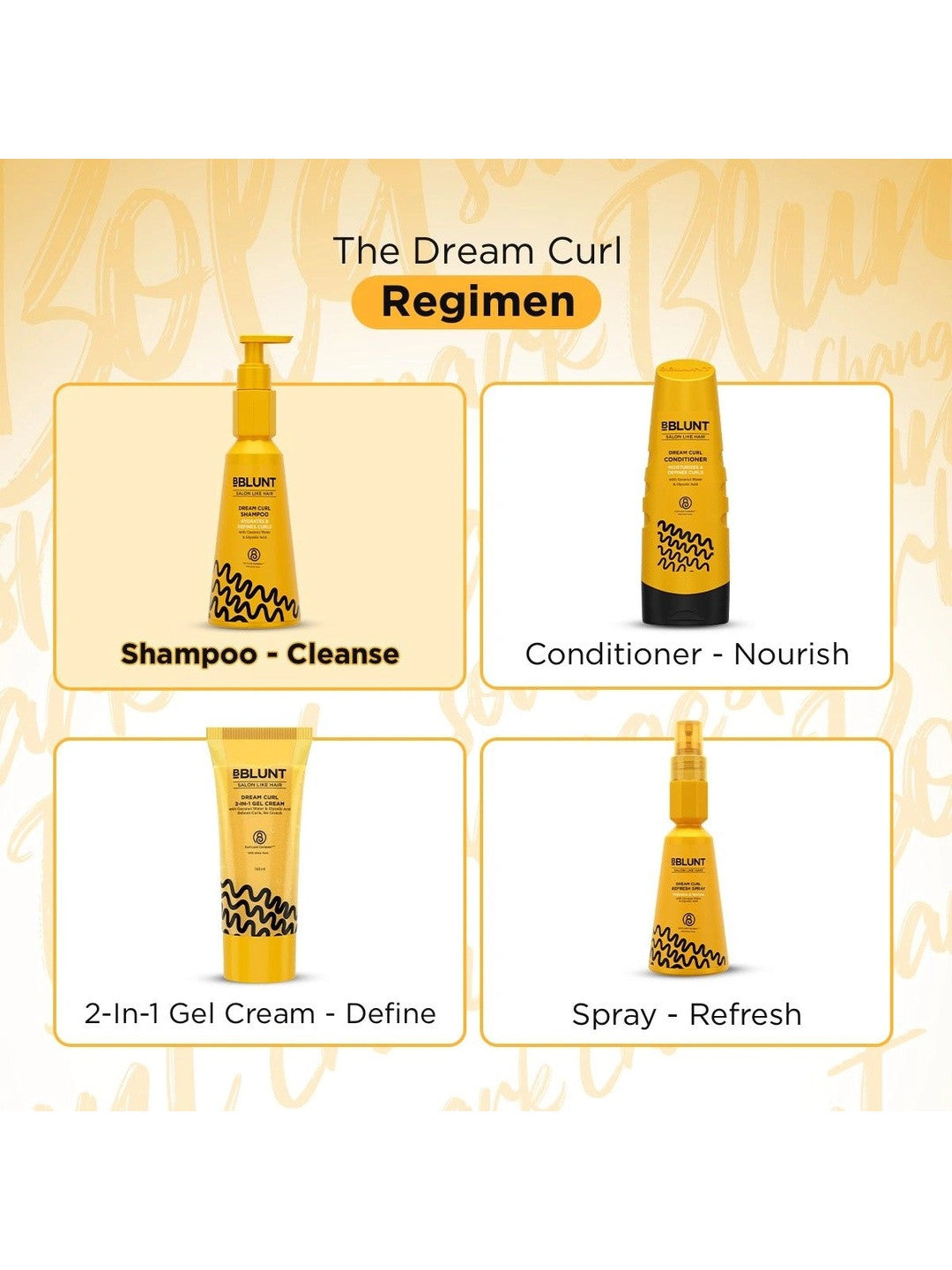 BBlunt Dream Curl Hair Shampoo (300ml)