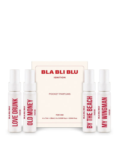 BLA BLI BLU Men's Pocket Perfume Gift Set (4 x 7ml)