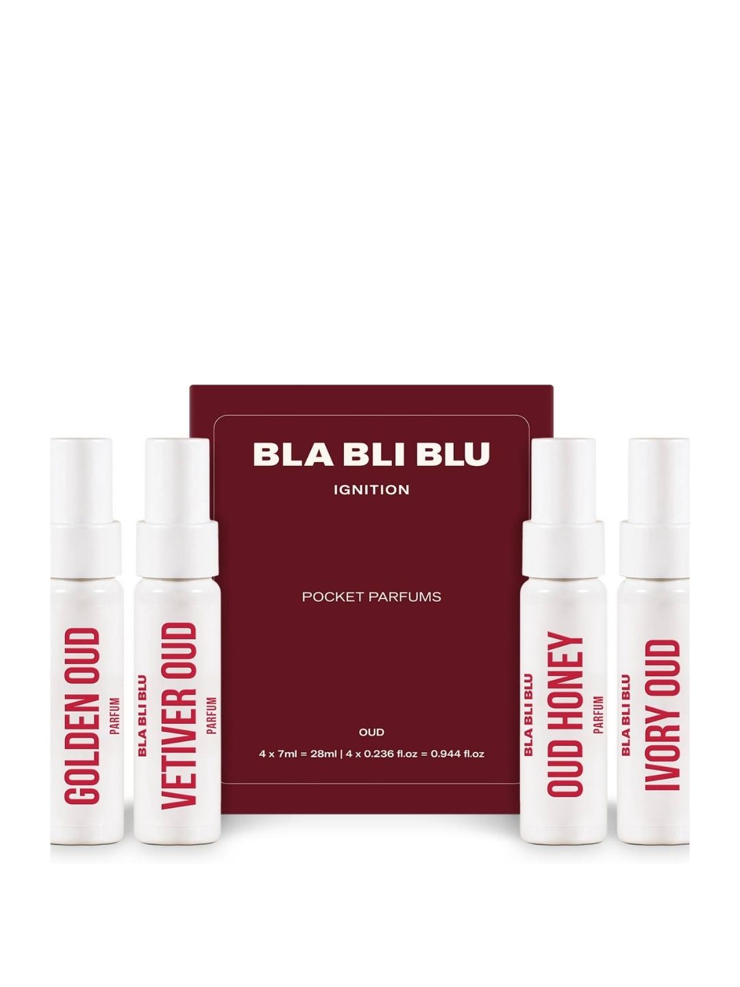 BLA BLI BLU Oud Pocket Perfume Gift Set (4 x 7ml)