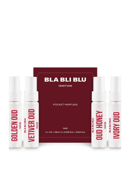 BLA BLI BLU Oud Pocket Perfume Gift Set (4 x 7ml)