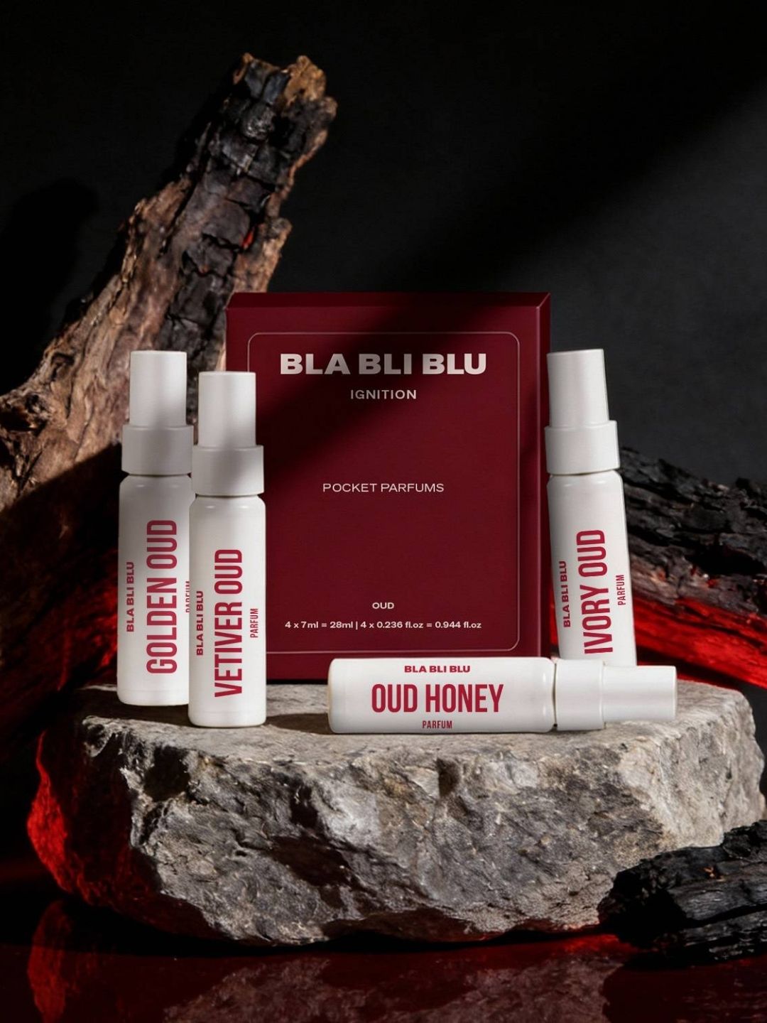 BLA BLI BLU Oud Pocket Perfume Gift Set (4 x 7ml)